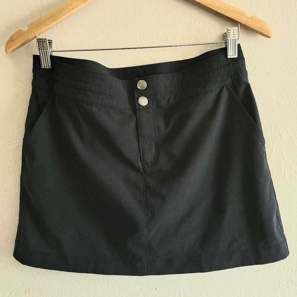 Prana, Celesta Ripstop Mini Skort Skirt, Back, Size 4 - Picture 4 of 10